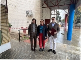 Miriam Ortiz, Mar&iacute;a Jos&eacute; Lara y Javier Pineda.