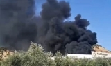 Incendio en el camino de la Sierrezuela.