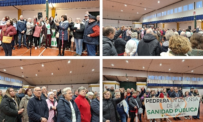 Marea Blanca apela desde Estepa al esp&iacute;ritu del 4 de diciembre para seguir moviliz&aacute;ndose por la sanidad p&uacute;blica