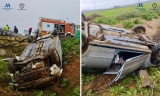 Herido el conductor de un turismo tras sufrir un aparatoso accidente en Campillos
