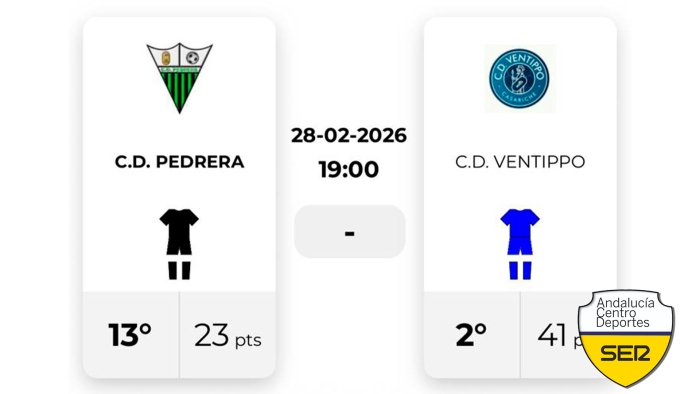 El derbi de la Sierra Sur mide la urgencia del CD Pedrera contra la ambici&oacute;n del CD Ventippo