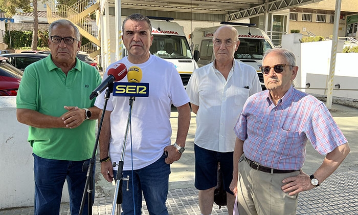 Miembros de los colectivos sanitarios y ciudadanos.