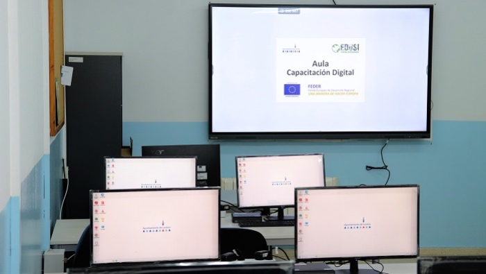 Lucena inaugura una nueva Aula para Capacitación Digital con 15 ordenadores para formación a ciudadanos y empleados municipales