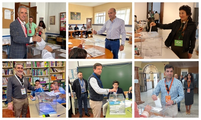Normalidad en el inicio de la jornada electoral en Lucena en la que seis formaciones se disputan la gestión del gobierno municipal