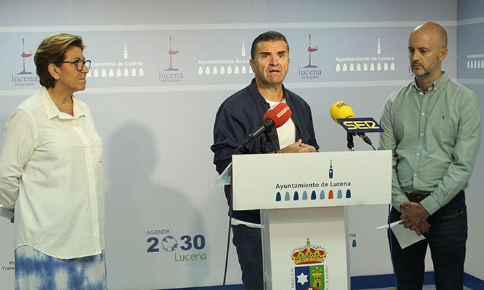 Charo Valverde, Jos&eacute; Antonio Ranchal y Jos&eacute; Carlos P&eacute;rez. 