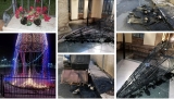 V&aacute;ndalos destrozan mobiliario y decoraci&oacute;n navide&ntilde;a de Campillos durante la madrugada