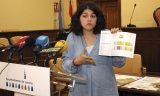 Mamen Beato, concejala de Medio Ambiente de Lucena, presenta la apertura del plazo de solicitudes para los huertos.