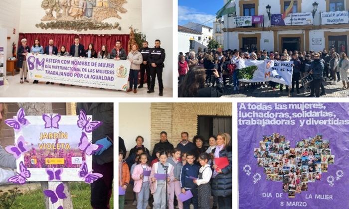 8M: La Sierra Sur y La Campi&ntilde;a reivindican su compromiso con las pol&iacute;ticas de igualdad y celebran las conquistas del feminismo