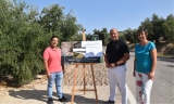 Comienzan las obras del sendero peatonal de "La Molina" en Rute