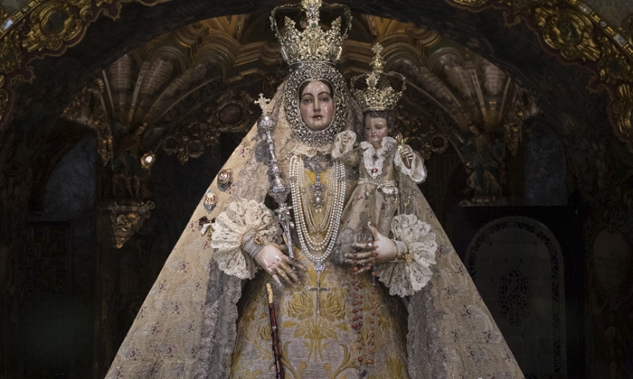 Virgen de Araceli, en el Santuario.