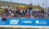 Afici&oacute;n visitante en el estadio Ciudad de Lucena.