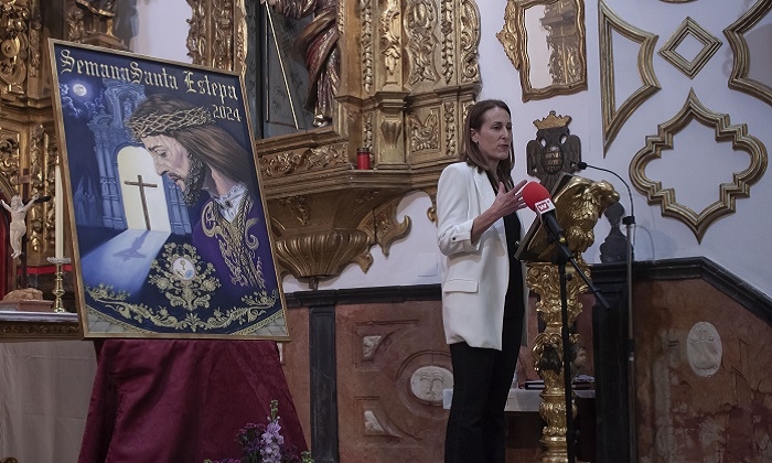 Jesús Nazareno y la luna impregnan el cartel de la Semana Santa de Estepa 2024