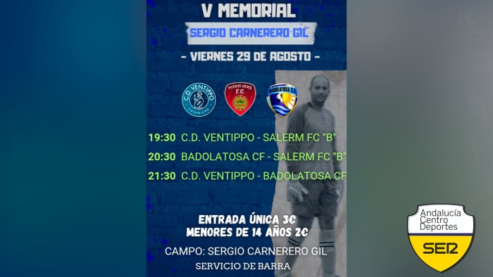 Todo listo para el V Memorial Sergio Carnerero