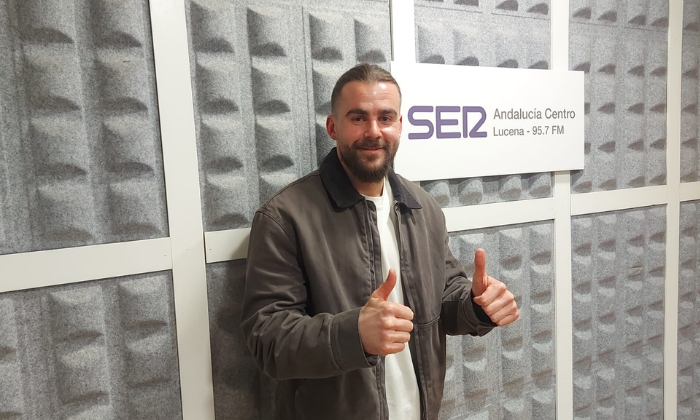 Alberto Garc&iacute;a, capit&aacute;n del Ciudad de Lucena: "Siendo de aqu&iacute;, con lo que nos estamos jugando, siento mucha responsabilidad y lo paso mal"