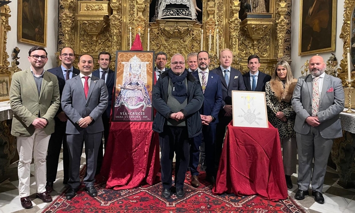 Presentado el cartel del Viacrucis del Consejo de Hermandades de Osuna