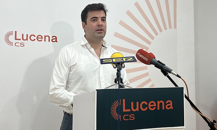 Jes&uacute;s L&oacute;pez, portavoz de Ciudadanos Lucena.