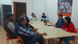 Reuni&oacute;n de Ciudadanos con los comerciantes del mercadillo.