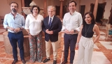 F&eacute;lix Romero, Mar&iacute;a de la O Redondo, Salvador Fuentes, Aurelio Fern&aacute;ndez e Irene Aguilera.