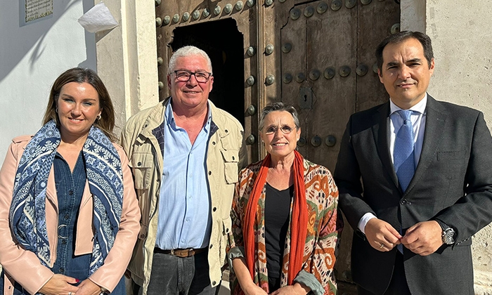 Visita institucional, con el consejero y la alcaldesa, a los juzgados de Aguilar de la Frontera.