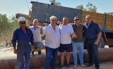 Pedrera conecta el nuevo pozo Luna a los depósitos para garantizar el agua al municipio y a Aguadulce
