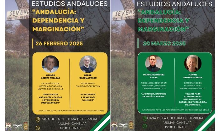 &ldquo;Andaluc&iacute;a: Dependencia y Marginaci&oacute;n&rdquo; La realidad socioecon&oacute;mica de Andaluc&iacute;a, a debate, en Herrera