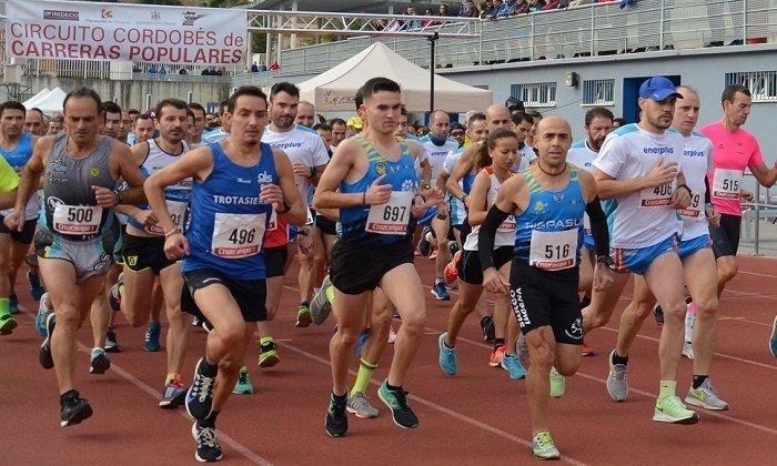 Pista de atletismo de la Ciudad Deportiva de Lucena.