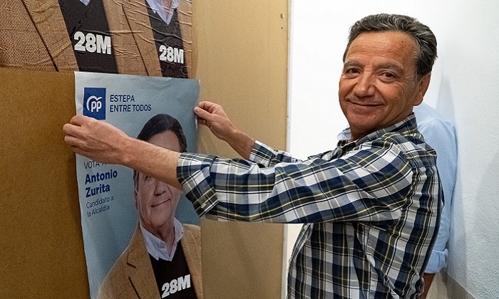 Antonio Zurita, candidato del PP a la Alcaldía de Estepa el 28M, renuncia como concejal