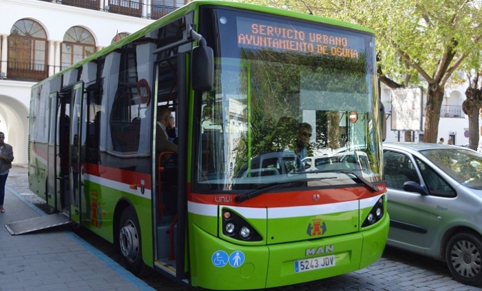 El autobús urbano en Osuna es gratuito hasta el próximo 31 de diciembre