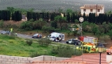 Un aparatoso accidente de tr&aacute;fico obliga a cortar la A-7300 en Cuevas Bajas