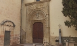 Portada de San Miguel, en la iglesia parroquial de San Mateo.