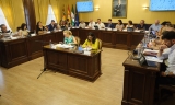 Sesi&oacute;n plenaria de anoche en el ayuntamiento de Cabra.