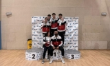Antonio Almir&oacute;n junto a los luchadores campeones del CD WON en Og&iacute;jares (Granada)