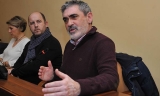 Miguel Villa, concejal de IU, en el Pleno de Lucena.