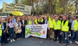 La comarca de Antequera se suma de forma masiva a la manifestaci&oacute;n del campo en M&aacute;laga