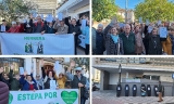 Manos blancas en alto: Herrera conmemora as&iacute; un a&ntilde;o de movilizaciones para recuperar a sus m&eacute;dicos