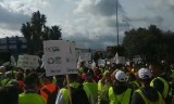 Productores de la Sierra Sur y la Campi&ntilde;a participan en la protesta del campo en el puerto de Algeciras