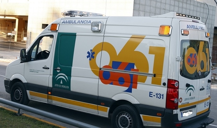 Accidente del 061.