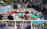La Sierra Sur de Sevilla tambi&eacute;n clama contra el genocidio en Gaza en una gran concentraci&oacute;n en Osuna