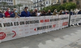 Concentración de condena contra los accidentes laborales de los sindicatos en Córdoba.