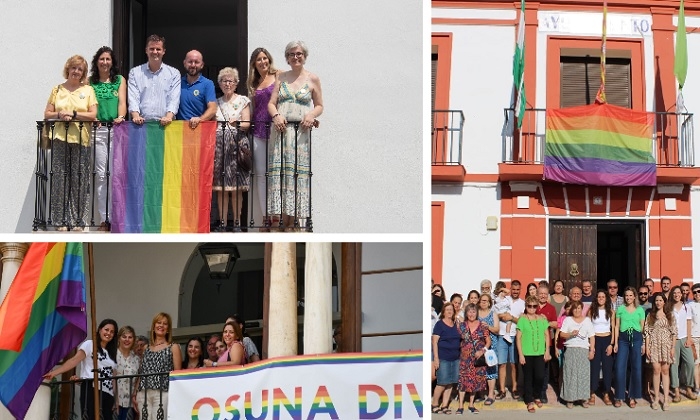 Estepa, Osuna, Pedrera, Casariche&hellip; La Sierra Sur reivindica las pol&iacute;ticas de respeto y libertad en el D&iacute;a del Orgullo LGTBI