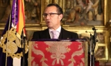 Rafael Ram&iacute;rez Ponferrada, en el preg&oacute;n de Semana Santa de Lucena 2021.