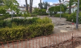 Plaza Juan Ruiz de Castroviejo, durante el desarrollo de las obras.