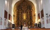 Interior de la iglesia conventual de las Carmelitas.