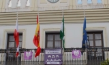 Fachada principal del ayuntamiento de Montalb&aacute;n.