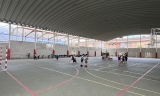 Pista semicubierta en la Ciudad Deportiva.