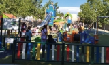 Cuevas Bajas estrena un nuevo espacio de juegos en el Parque Practicante Antonio Guadix