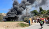 Incendio en Frutas Borrego.
