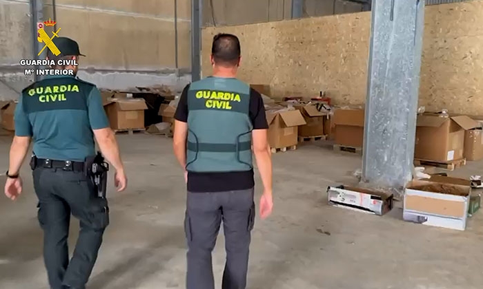 Operaci&oacute;n de la Guardia Civil en Lucena.