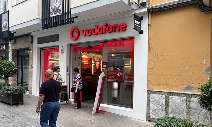 Tienda de Vodafone, en Lucena.