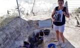 Primeros trabajos de excavación de fosas comunes en Cabra.